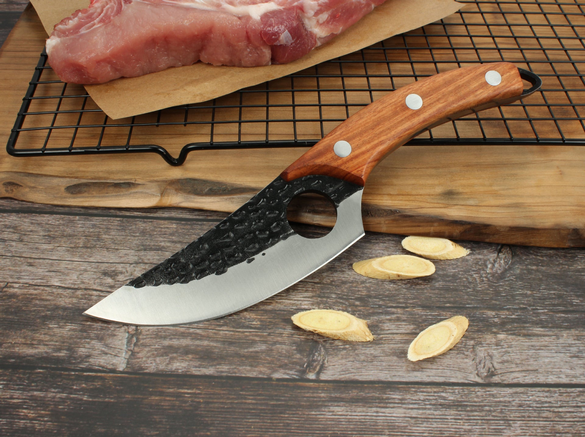 Tiroler Berggipfel Edition -Handgefertigtes Edelstahl Messer für Meisterköche